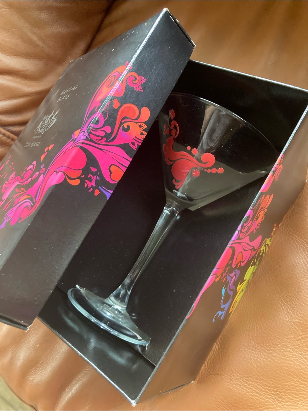 The Beatles LOVE cirque du soleil martini glass